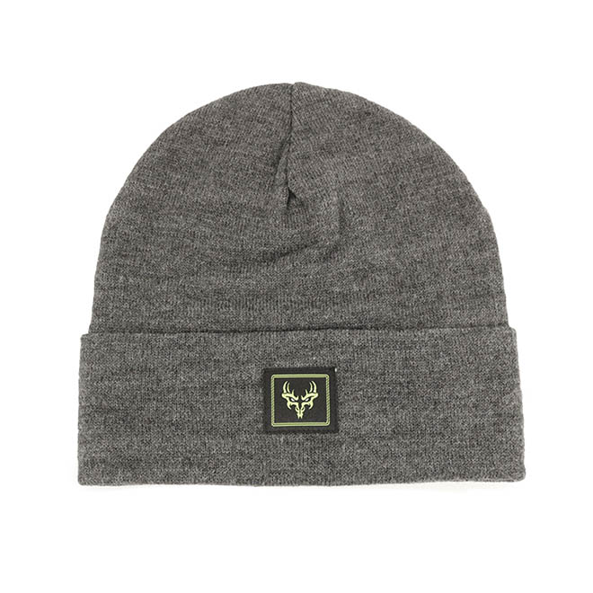 Custom Soft Warm Woven Label Logo Men Outdoor Knitted Cap Winter Hat