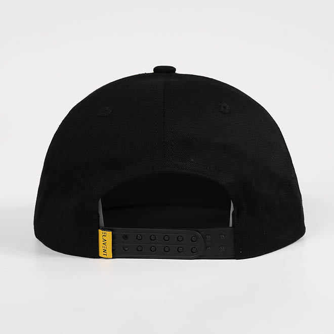 Custom Cotton 5 Panel 3D Embroidery Logo Flat Brim Men Hat Snapback Cap