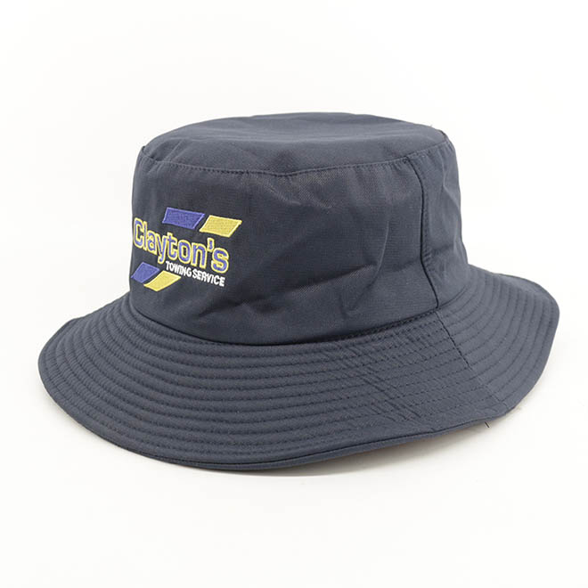 Custom Polyester Embroidery Logo Wide Brim Outdoor Sunscreen Bucket Hat