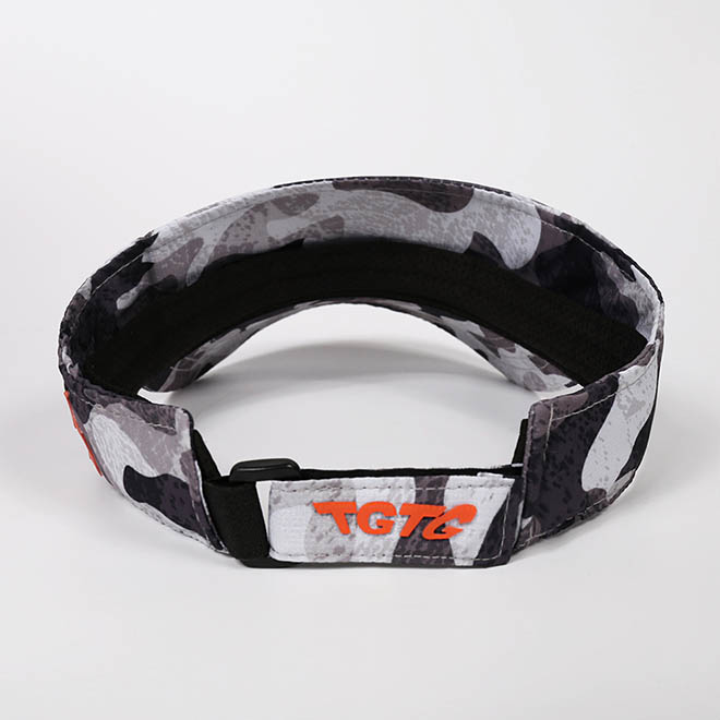 Custom Camouflage Polyester TPU Patch Logo Men Sun Visor Hat