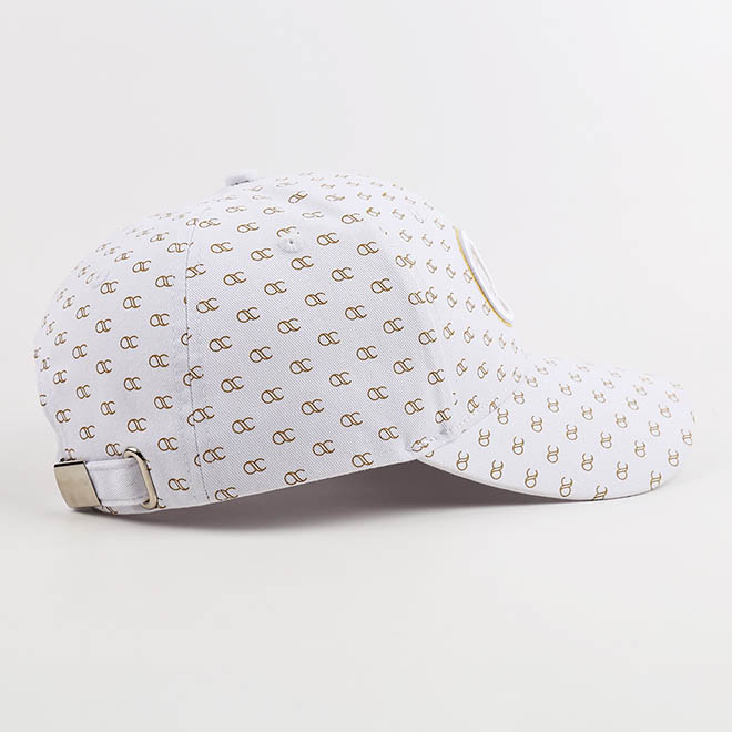 Custom 6 Panel Cotton Screen Print Patch 3D Embroidery Logo Curved Brim Baseball Cap