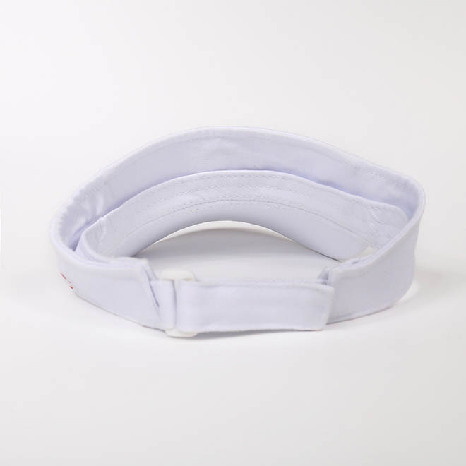 Custom Cotton 3D Embroidery Logo Silk Screen Print Brim Sun Visor Hat