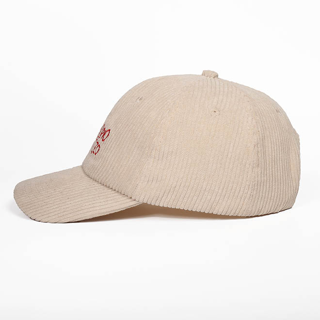 Custom 5 Panel Corduroy Soft Unstructured Embroidery Logo Women Baseball Cap Dad Hat