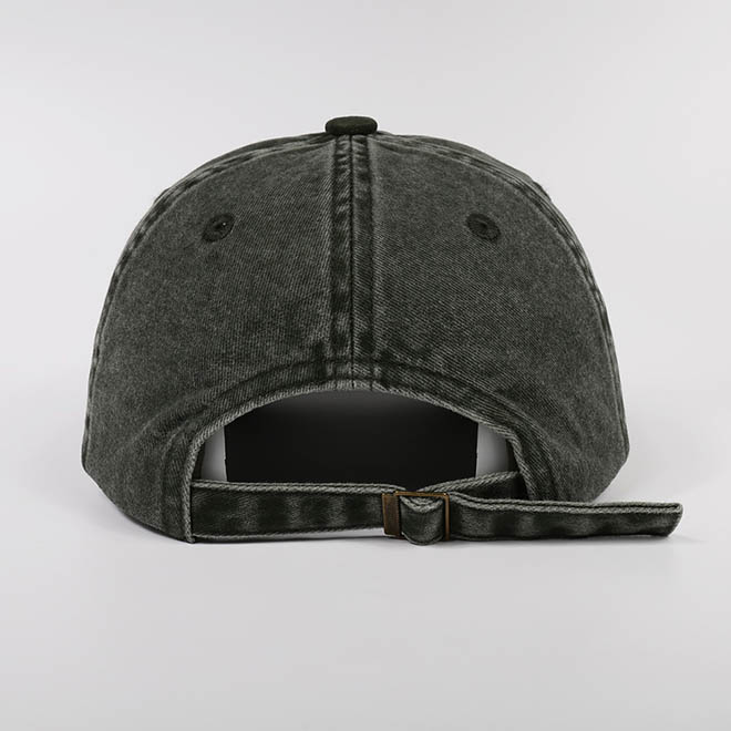 Custom 6 Panel Unstructured Washed Cotton 3D Embroidery Logo Baseball Cap Dad Hat