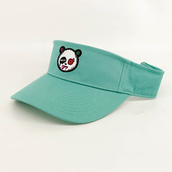 Custom Summer Outdoor Cotton Embroidery Logo Men Women Sun Cap Visor Hat