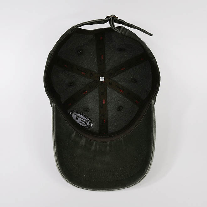 Custom 6 Panel Unstructured Washed Cotton 3D Embroidery Logo Baseball Cap Dad Hat