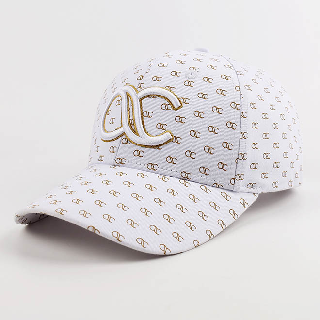 Custom 6 Panel Cotton Screen Print Patch 3D Embroidery Logo Curved Brim Baseball Cap