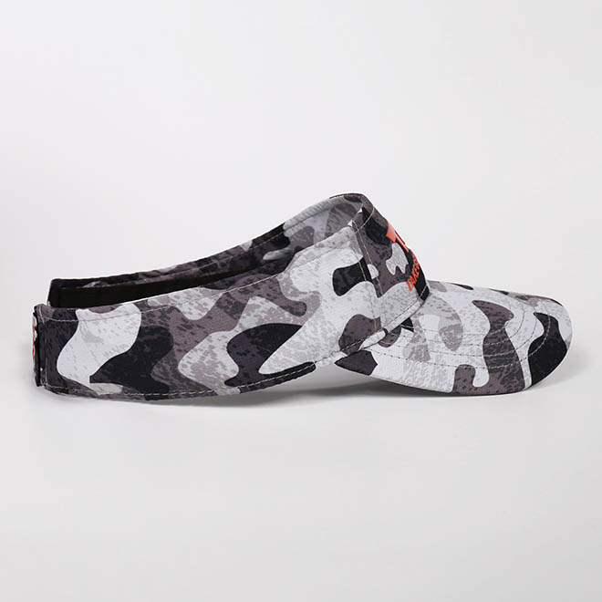 Custom Camouflage Polyester TPU Patch Logo Men Sun Visor Hat