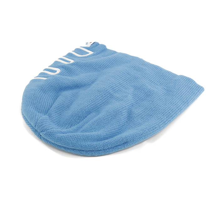 Custom Soft Embroidery Logo Woven Patch Warm Men Women Knitted Cap Winter Hat