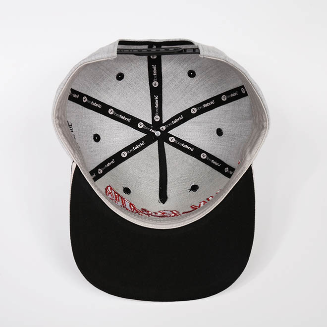 Custom 5 Panel Acrylic 3D Embroidery Logo Sandwich Flat Brim Hat Snapback Cap