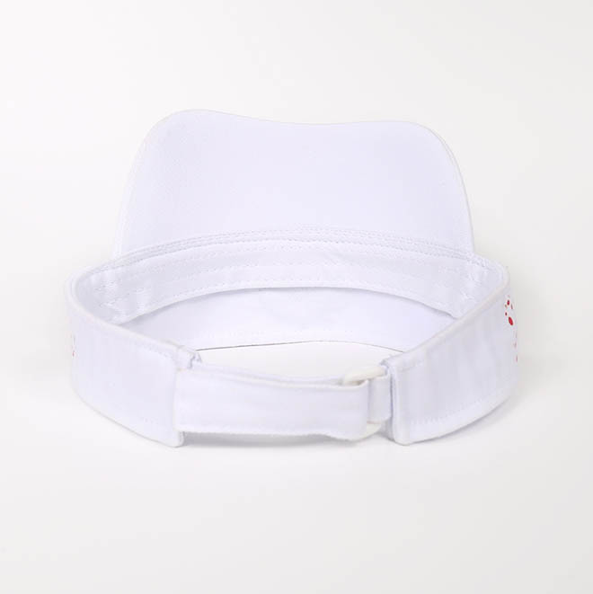 Custom Cotton 3D Embroidery Logo Silk Screen Print Brim Sun Visor Hat