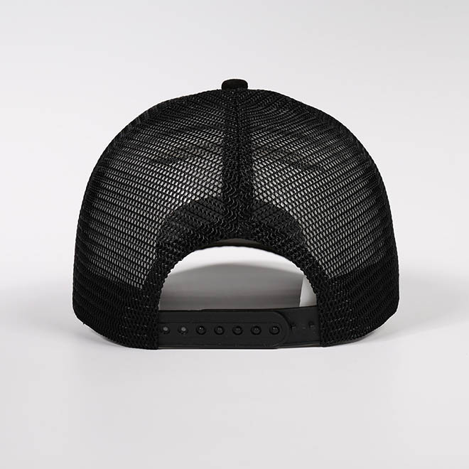 Custom 5 Panel Suede Embroidery Logo Men Outdoor Mesh Cap Trucker Hat