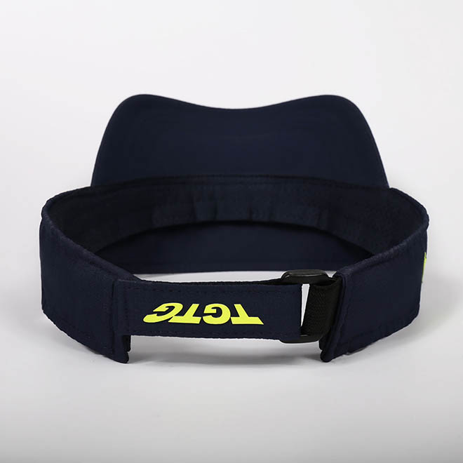 Custom Polyester TPU Patch Logo Sun Protect Empty Top Cap Men Visor Hat