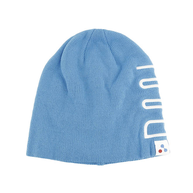 Custom Soft Embroidery Logo Woven Patch Warm Men Women Knitted Cap Winter Hat