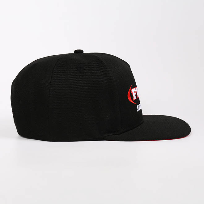 Custom Cotton 5 Panel Embroidery Logo Men Flat Brim Hat Snapback Cap