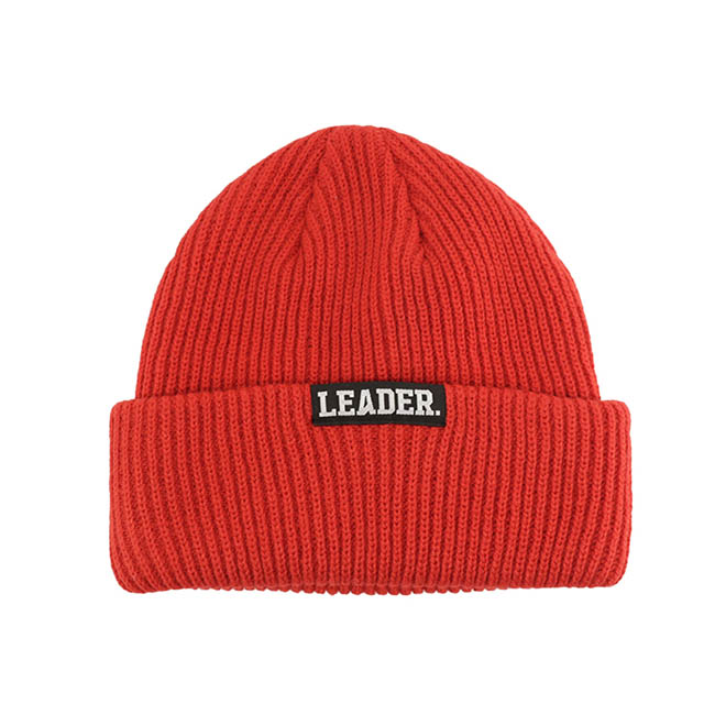 Custom Outdoor Warm Men Women Woven Label Logo Knitted Cap Winter Hat