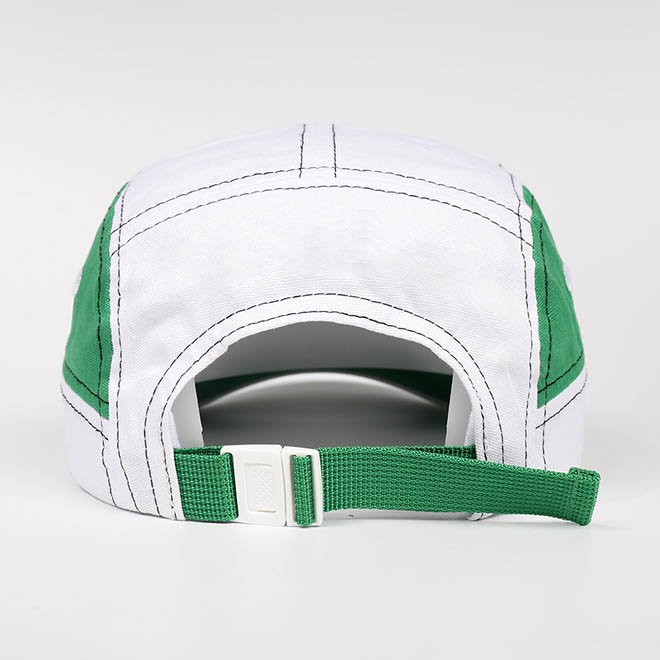 Custom Canvas 5 Panel Embroidery Logo Curved Brim Running Hat Camp Cap