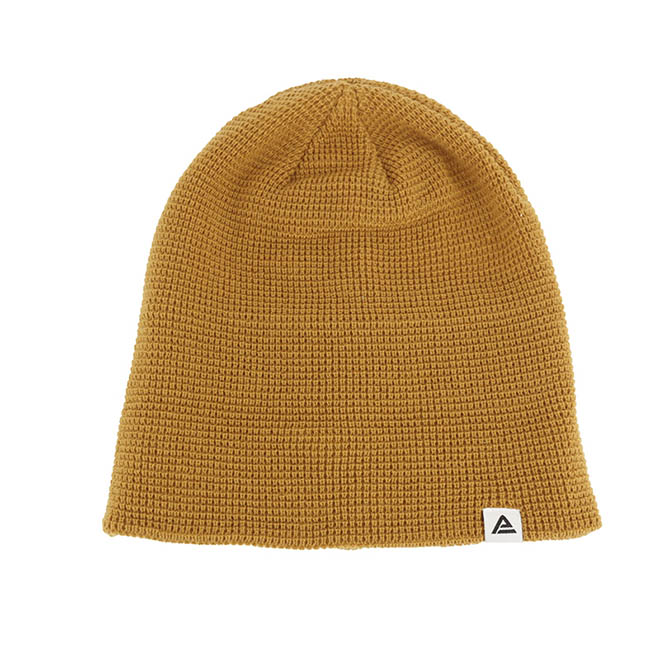 Custom Woven Label Logo Men Women Warn Knitted Cap Winter Hat